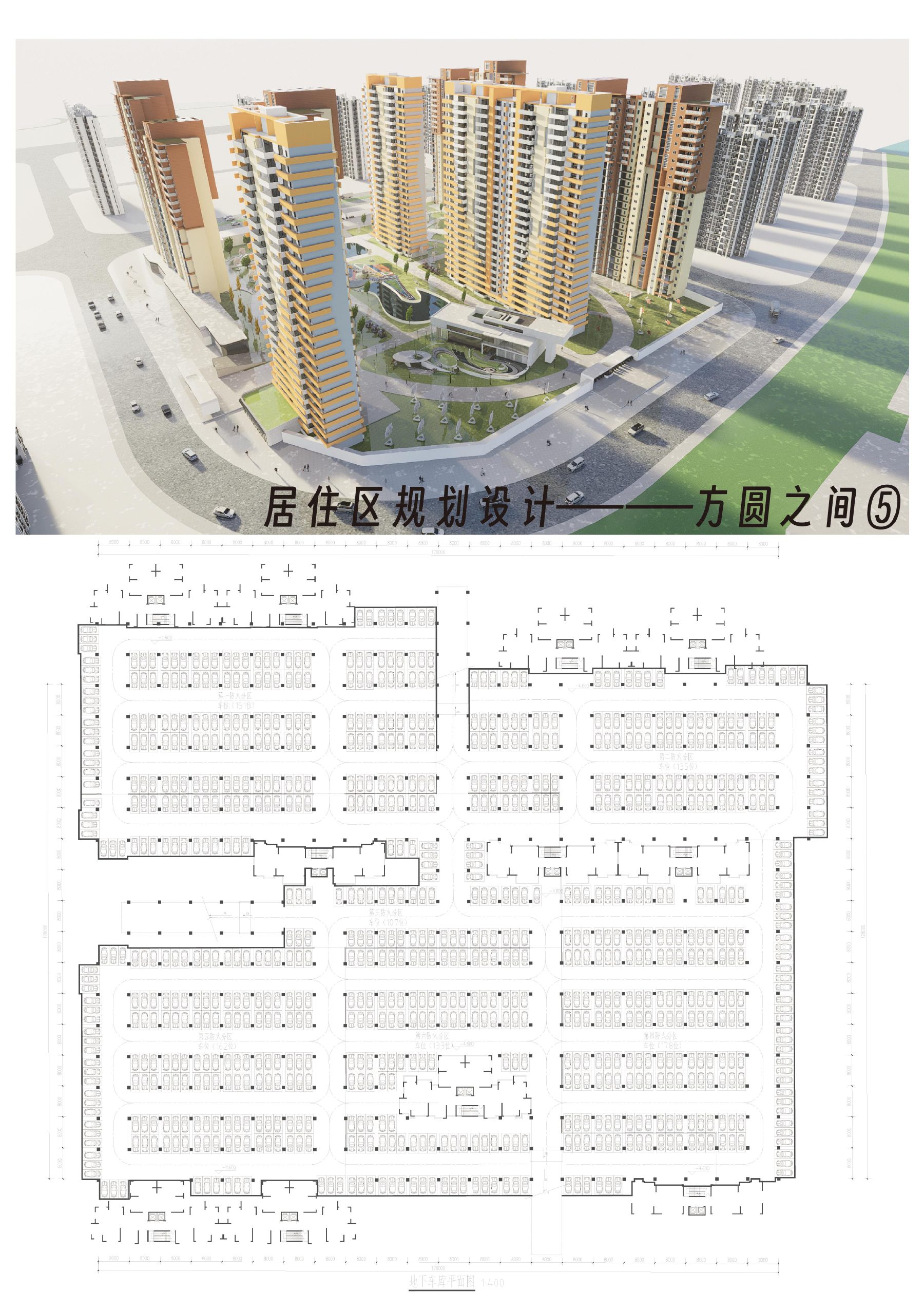 居住区展板五